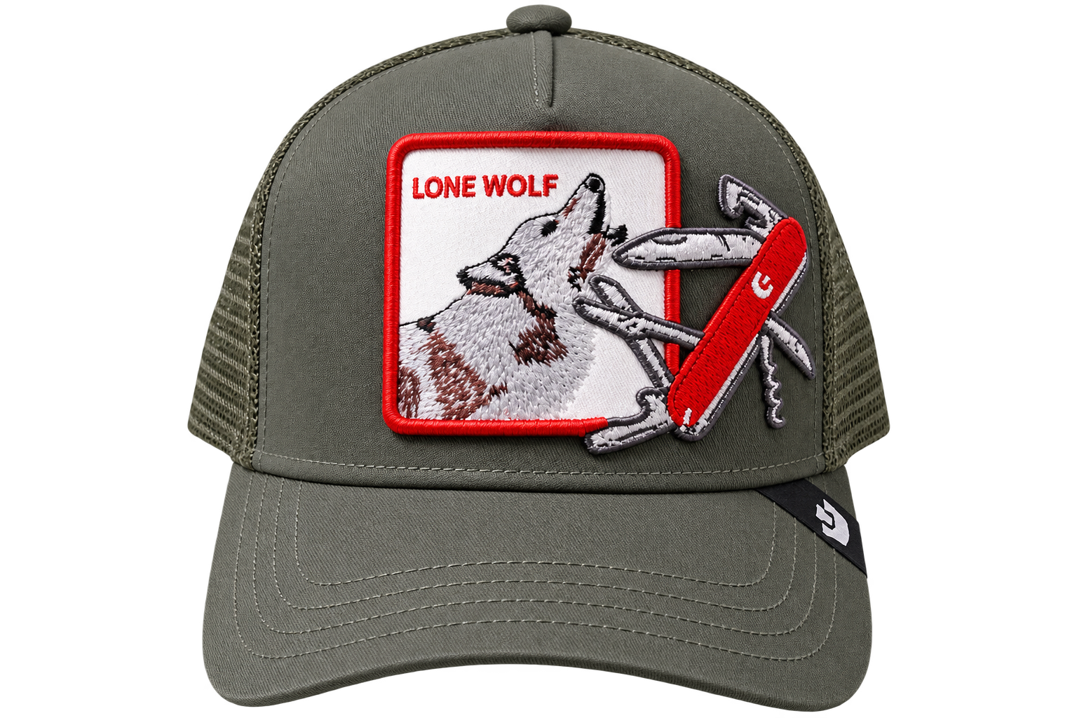 Gorra Goorin Bros Lone Wolf Utility Verde Militar – Trucker Premium