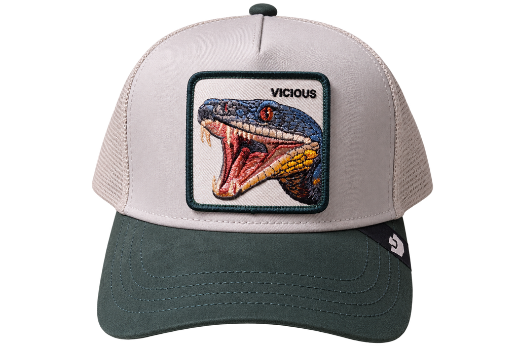Gorra Goorin Bros Vicious Snake – Trucker Premium Verde