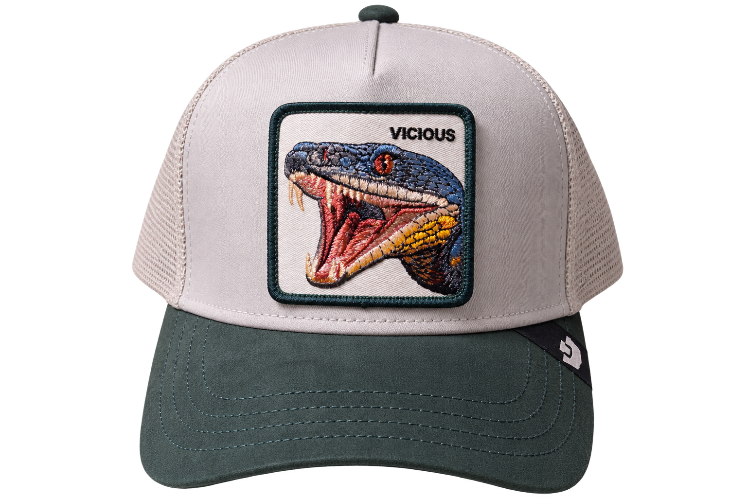 Gorra Goorin Bros Vicious Snake – Trucker Premium Verde