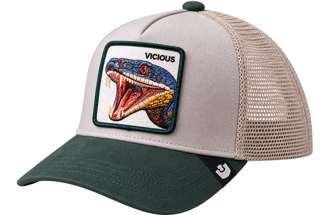 Gorra Goorin Bros Vicious Snake – Trucker Premium Verde