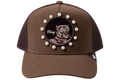 Gorra Goorin Bros Classy – Trucker Marrón con Perlas