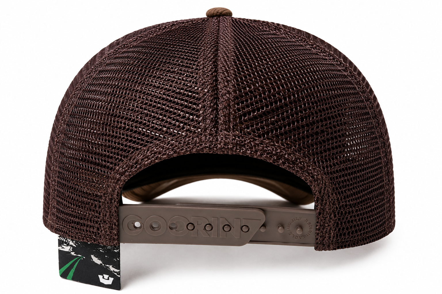 Gorra Goorin Bros Classy – Trucker Marrón con Perlas