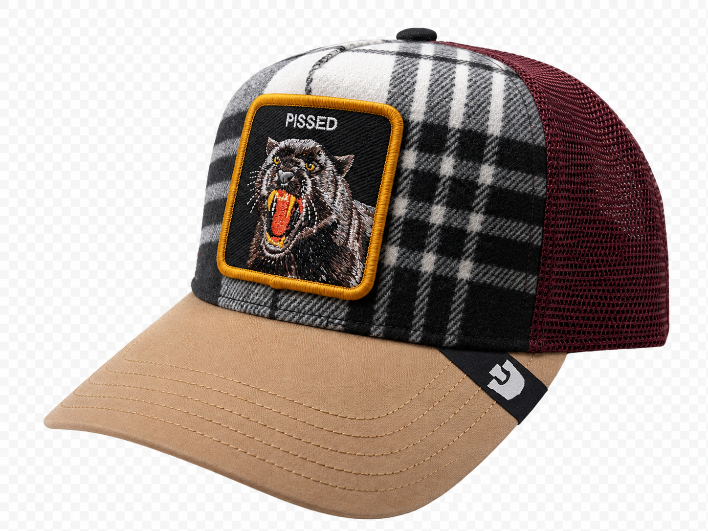 Gorra Goorin Bros Pissed Panther Plaid – Trucker Cap