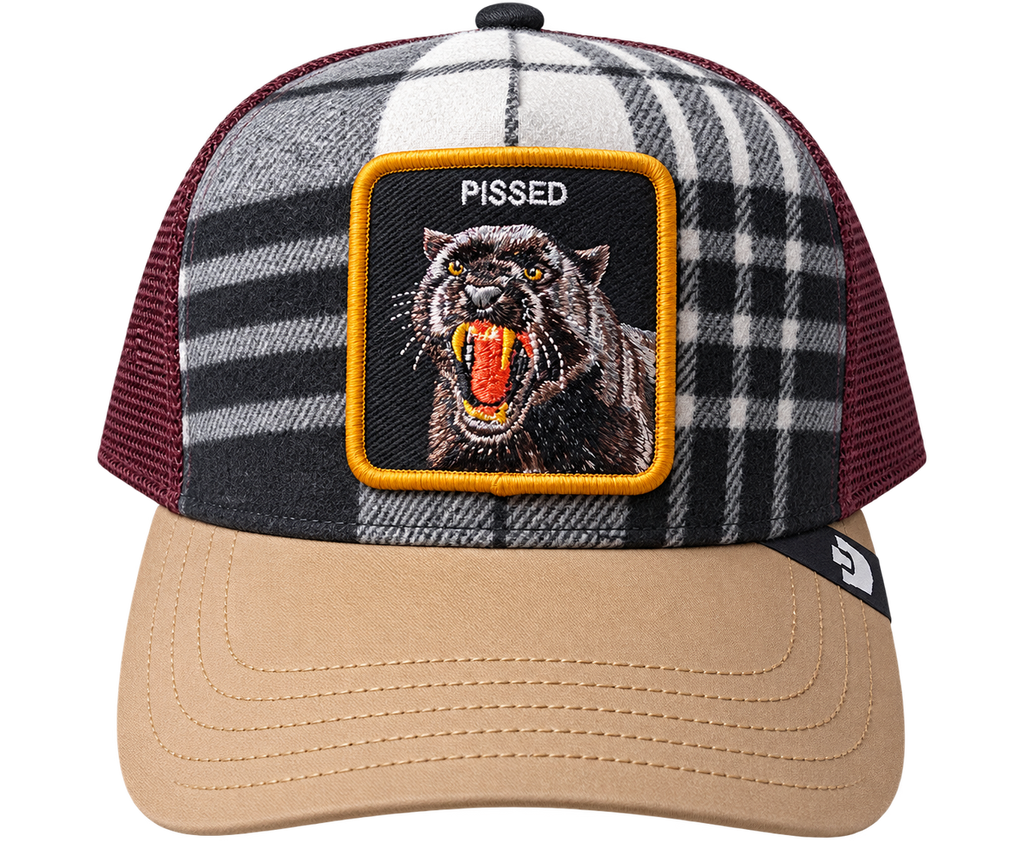 Gorra Goorin Bros Pissed Panther Plaid – Trucker Cap