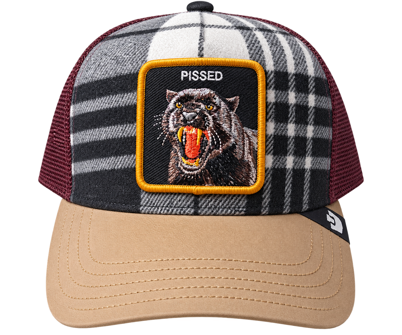 Gorra Goorin Bros Pissed Panther Plaid – Trucker Cap